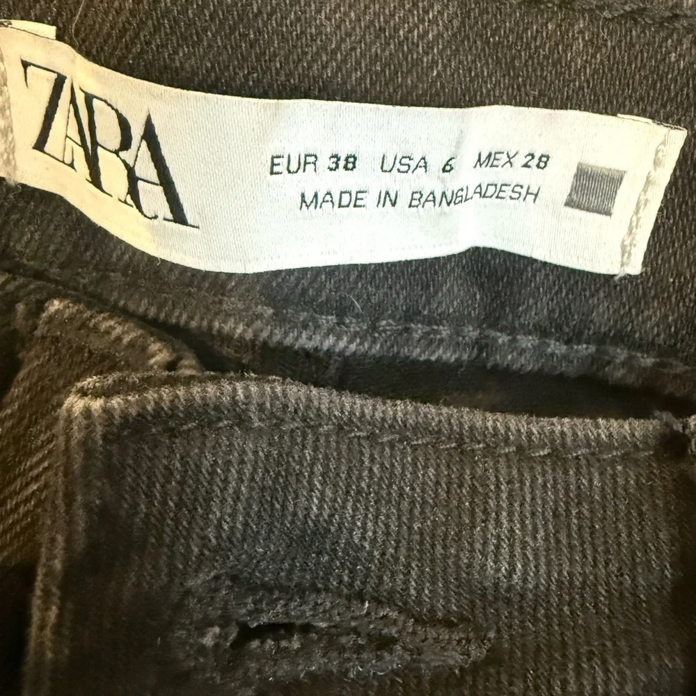 Zara Black Flare Women's Jeans size 6-  NWOT - Picture 6 of 6